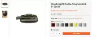 Andersen Sash Lock Flush Mount Estate Double Hung - 0102621 DISTRESSED BRONZE