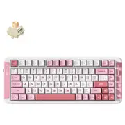 MCHOSE X75 V2 Custom Mechanical Keyboard Pink