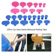 _ 25Pcs Car Auto Body Dents Removal Pulling Tabs Paintless Dent Repair Tools
