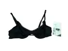 Calvin Klein CK One BLACK Coverage Level 1 T-Shirt Bra US/UK 34A NEW