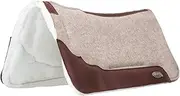 Weaver Leather Synergy Contoured EVA Sport Foam All Natural 100% Wool Felt Saddle Pad