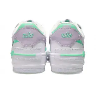 【NIKE 耐吉】Nike Air Force 1 Shadow 白紫綠 休閒鞋 CU8591-103