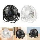 USB Desk Fan Plug in Mini Portable Fan Table Makeup Fan Quiet Compact Cooling