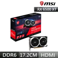 在飛比找momo購物網優惠-【MSI 微星】Radeon RX 6500 XT 4G M