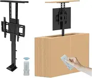 Adjustable TV Mount Bracket, TV Motorized Lift for 42-70 Inch TVs, Motorized TV Lift Bracket, Motorized Tv Mount with Remote Control Can Be Hidden in The Cabinet, Travel Less Than 40 Seconds