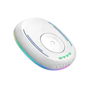 Mouse Jiggler with Timer, ON/Off Switch & Breathing Light to Prevent Sleep Mode for PC Laptop white