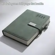A5 Soft Leather Notebook 360P Lined Page Diary Planner Journal Notepad