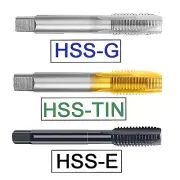 M2 M2.5 M3 M4 M6 M8 M10 M12-M24 Metric Tap and Die Set HSS Machine Thread Tap