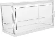 Box Clear Display Box Transparent Case for Small Action Figures Dolls High Transparent Storage Container for Organizing Collectibles Models for Tidy Countertop Display