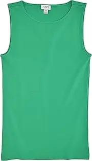 [J.Crew] Women's Sleeveless Interlock-Cotton Shell Tank