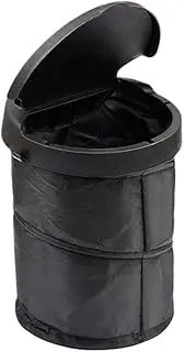 Portable Car Trash Bin Folding Can Auto Mini Collapsible Pop-up Bin Portable Garbage Can Waterproof With Cover Automotive Waste Storage