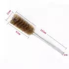2X Round Chimney Flue Cleaning Brush Brass Wire Brush Rods Sweep Polishing Home