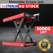 1100LBS Motorcycle Jack Scissor Lift Holist Stand Bike Lifter Trolley Part 500KG