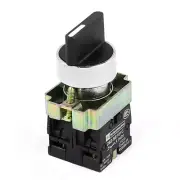 ZB2-BE101C AC 600V 10A 6KV DPST 2NO 3-Position Latching Rotary Selector Switch