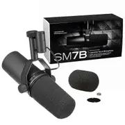 SM7B Cardioid Dynamic Microphone sm7b Studio Selectable Frequency Response Mic for Live Stage Recording Podcasting Green