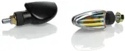 Booster Mini M-3, turn signals , color: Black Clear , size: Short