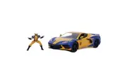 X-Men Wolverine w/ 2020 Chevrolet Corvette Stingray 1:24 Scale Die-Cast Toy
