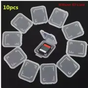 TF Micro SD SDHC Memory Card Cases Holder Transparent Protective Storages Box