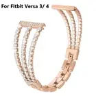 Wrist Strap Band For Fitbit Versa 4/3/Sense 2/Sense Stainless Steel Bracelet