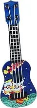 QUMIIRITY Miniature Guitar Ukulele Model for Boys and Girls Decorative Toy Instrument for Home Office Design for Mini House Decor Photography Props