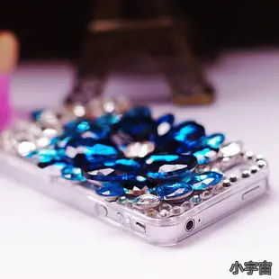 小宇宙 藍色妖姬 HTC A9S A9 奢華閃鑽鑽花手機殼 X9 htc X10 防摔抗震 HTC M10 手機保護套