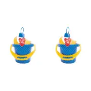2PK Dantoy Classic Bucket Set Sandpit Toys 18.5x20cm Non-Toxic Kids/Children 2y+