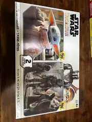 Star Wars 500 Piece Puzzle & 500 Piece The Mandalorian Prime 3D Puzzle Combo Box