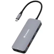 Verbatim 9-Port USB-C Hub Grey