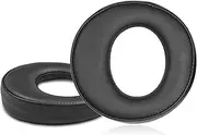 MOLGRIA Replacement Ear Pads, Earpads Cushion Cover for Sony PS3 PS4 Gold Wireless Playstation 3 Playstation 4 Headset CECHYA-0083 Stereo 7.1 Virtual Surround Headset(Black)