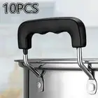10x Pan Handles Replacement Stainless Steel for Kitchen Utensils Accessories