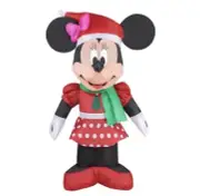 Disney Magic Holiday Minnie Mouse Airdorable Table Airblown Inflatable 22.4 in