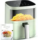 Air Fryer, Beelicious 8-In-1 Smart Compact 4QT Air Fryers, with Viewing Window,