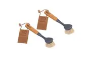 2x White Magic Eco Basics Reusable Dishwashing Brush Cleaner For Cookware Pan
