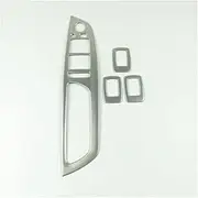 Trim Interior Car Door Armrest Panel Decoration Decals For X5 E70 X6 E71 2008-2014 LHD Window Glass Lifting Buttons Trim