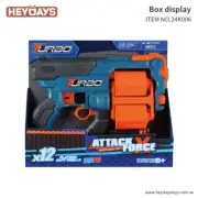 Soft Dart Blaster w/ Foam Darts Outdoor Play Toy Gift Kids Teens Adults