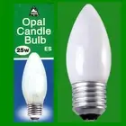 6x 25W BELL Opal Incandescent Filament Dimmable Candle ES E27 Light Bulb Lamps