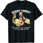 全新限量 BUDDY CHRIST COOL JESUS RELIGIOUS CHRISTIAN T 恤 S3XL