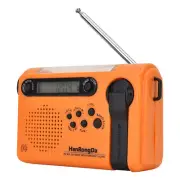 Solar Powered Hand Crank AM SW NEW I7S4