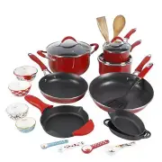 Nonstick Cookware Set 24-Piece Aluminum Non-stick Pots and Pans Kitchen Utensils