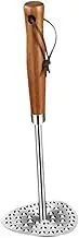 STARTIST Potato Masher Food Masher Food Crusher Manual Press Garlic Press Heavy Duty Pea Masher Hand Smasher Stainless Steel Masher