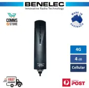 Benelec Cellular 4G 3dB Fixed Site Antenna, 5m LL195 Cable, SMA Plug - 024585