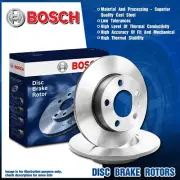 2x Rear Bosch Disc Brake Rotors for Renault Kadjar HA HL 1.3 TCe 160 117KW (for: Renault)