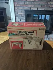 Vintage Craftsman Bench Top Router & Sabre Saw Table, 925444 - Circa 1970's