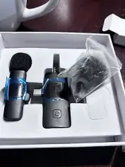 Wireless Lavalier Microphone Go Live iPhone Android Camera 3.5mm
