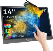 Portable Monitor Touchscreen, HDR, 400Cd/M², 14 Inch IPS 1920X1200 Touch Screen