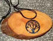 Tree of Life Cut out Pendant Occult