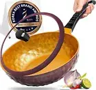 Diamond X Premium Extreme Non Stick 11" Frying Wok Pan Gold + Lid