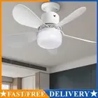 30W Socket Fan LED Light 3 Speeds Chandelier Ceiling Fan Low Profile Ceiling Fan