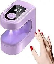 Portable Nail Lamp - USB Charging Fingernail Drying Tool - 2 Timing Modes Portable Curing UV Nail Light for Manicure Salon Practice Home Travel