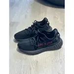 ADIDAS YEEZY 350 黑底紅字 二手 CP9652 25CM